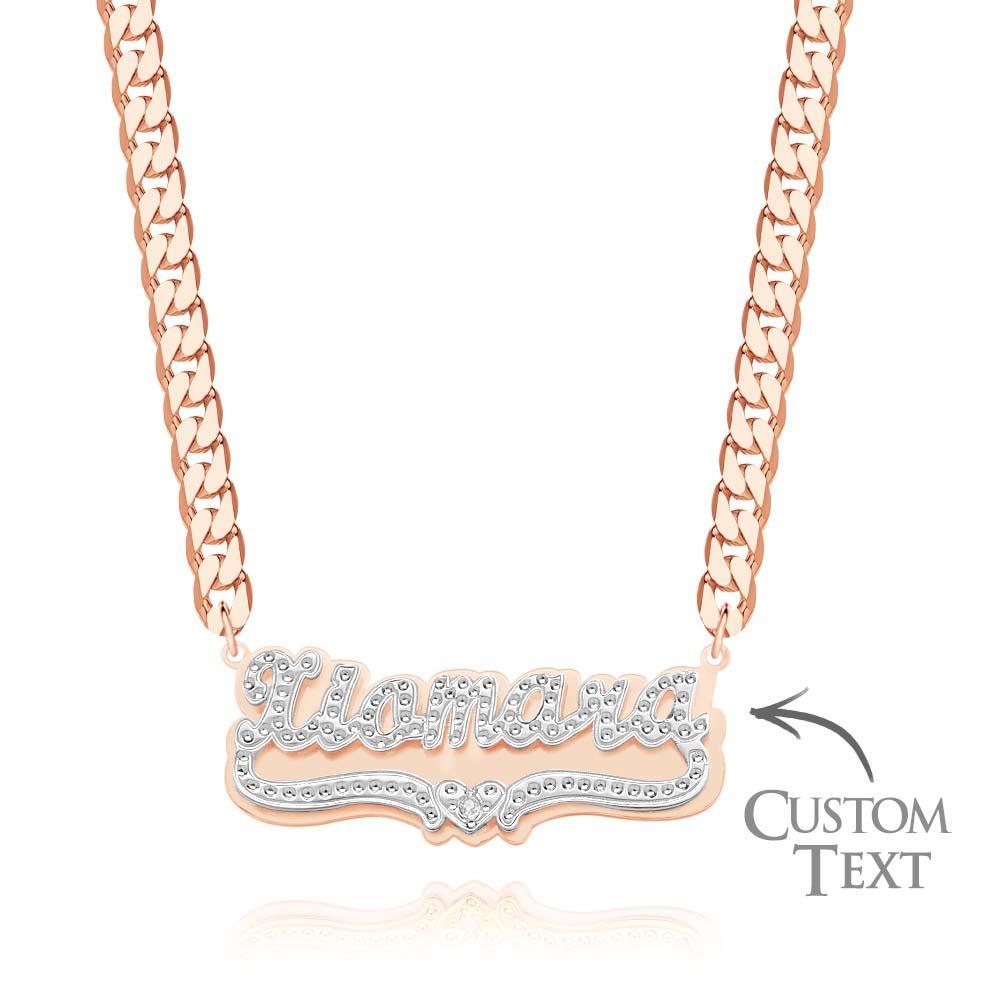 Personalized Hip Hop Name Necklace Trendy Hip Hop Nameplate Necklace Gifts for Men - yournamenecklaceuk