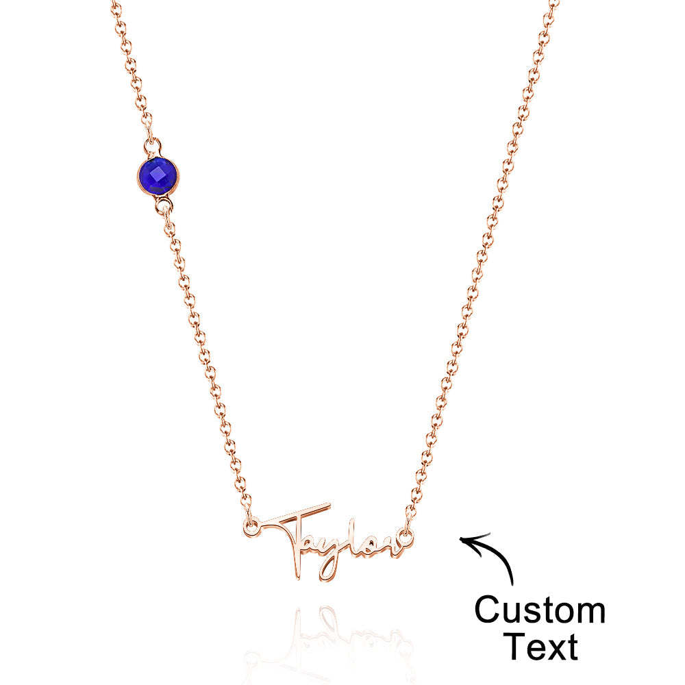Custom Name Necklace with Diamonds Fashion Necklace for Her - yournamenecklaceuk