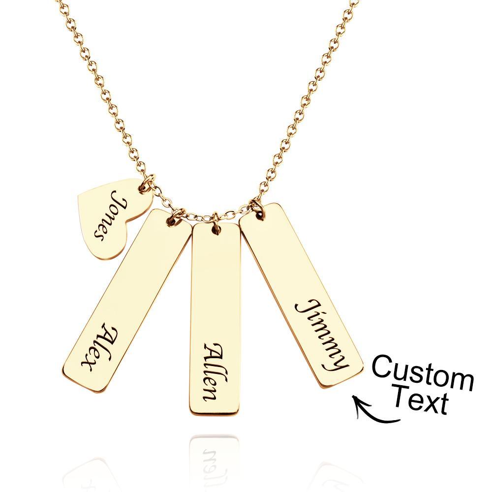 Custom Name Necklace Heart Name Wedding Gift for Her - yournamenecklaceuk