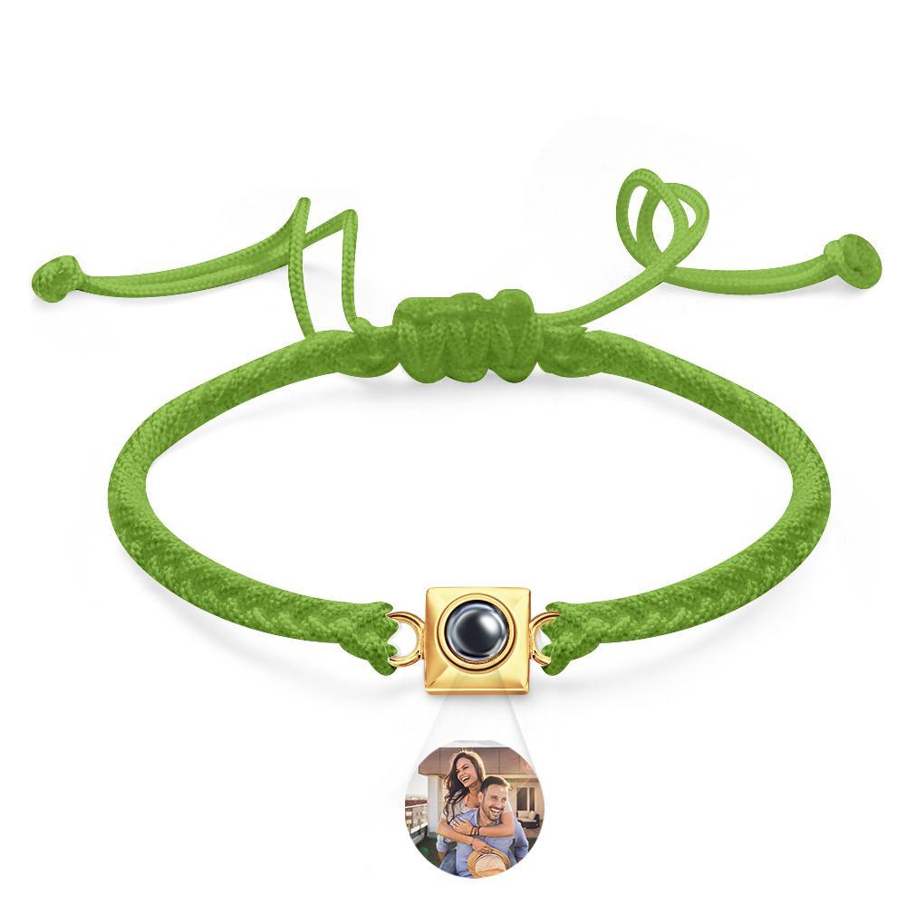 Custom Projection Bracelet Square Weave Sports Gift for Men - yournamenecklaceuk