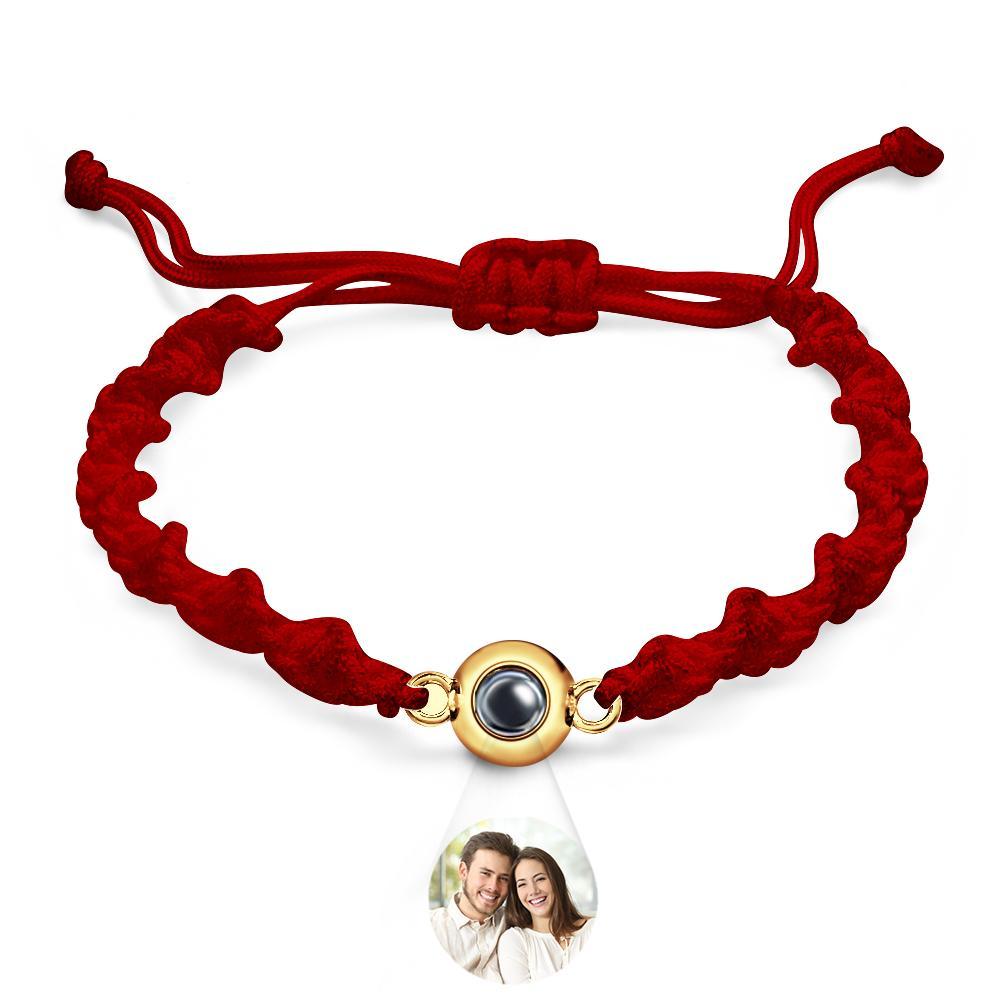 Custom Projection Bracelet Sports Weave Simple Gift - yournamenecklaceuk