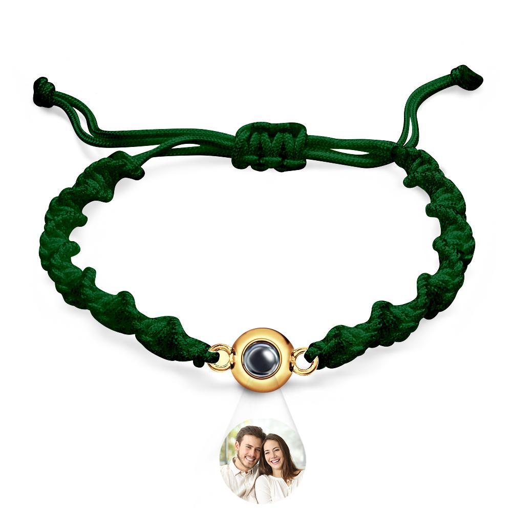 Custom Projection Bracelet Sports Weave Simple Gift - yournamenecklaceuk