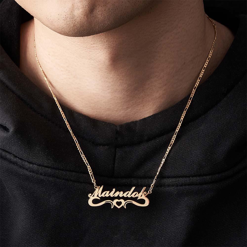Personalized Name Necklace Hip Hop Simple Necklace Jewelry Gifts for Men - yournamenecklaceuk