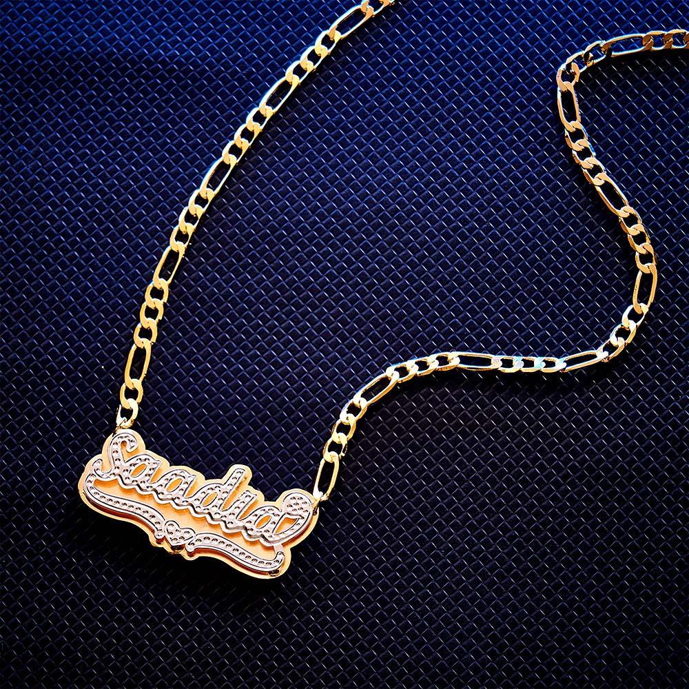 Personalized Hip Hop Name Necklace Fashion Nameplate Necklace Jewelry Gifts for Men - yournamenecklaceuk