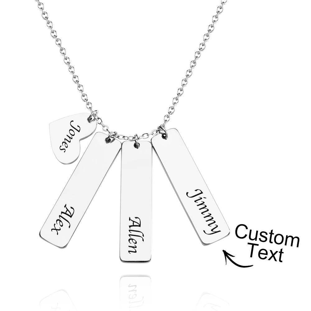 Custom Name Necklace Heart Name Wedding Gift for Her - yournamenecklaceuk