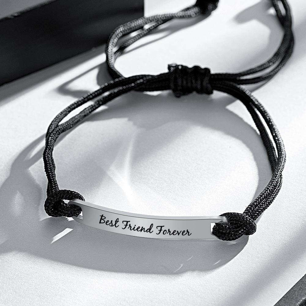 Custom Engraved Couples Bracelet Gift for Wedding Gift - yournamenecklaceuk