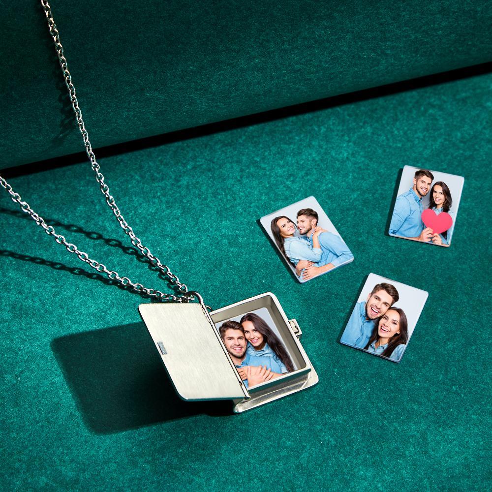 Custom Photo Necklace Album Surprise Gifts - yournamenecklaceuk