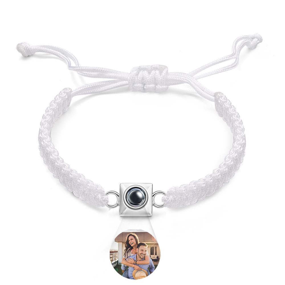 Custom Projection Bracelet Weave Fashion Gift for Men - yournamenecklaceuk