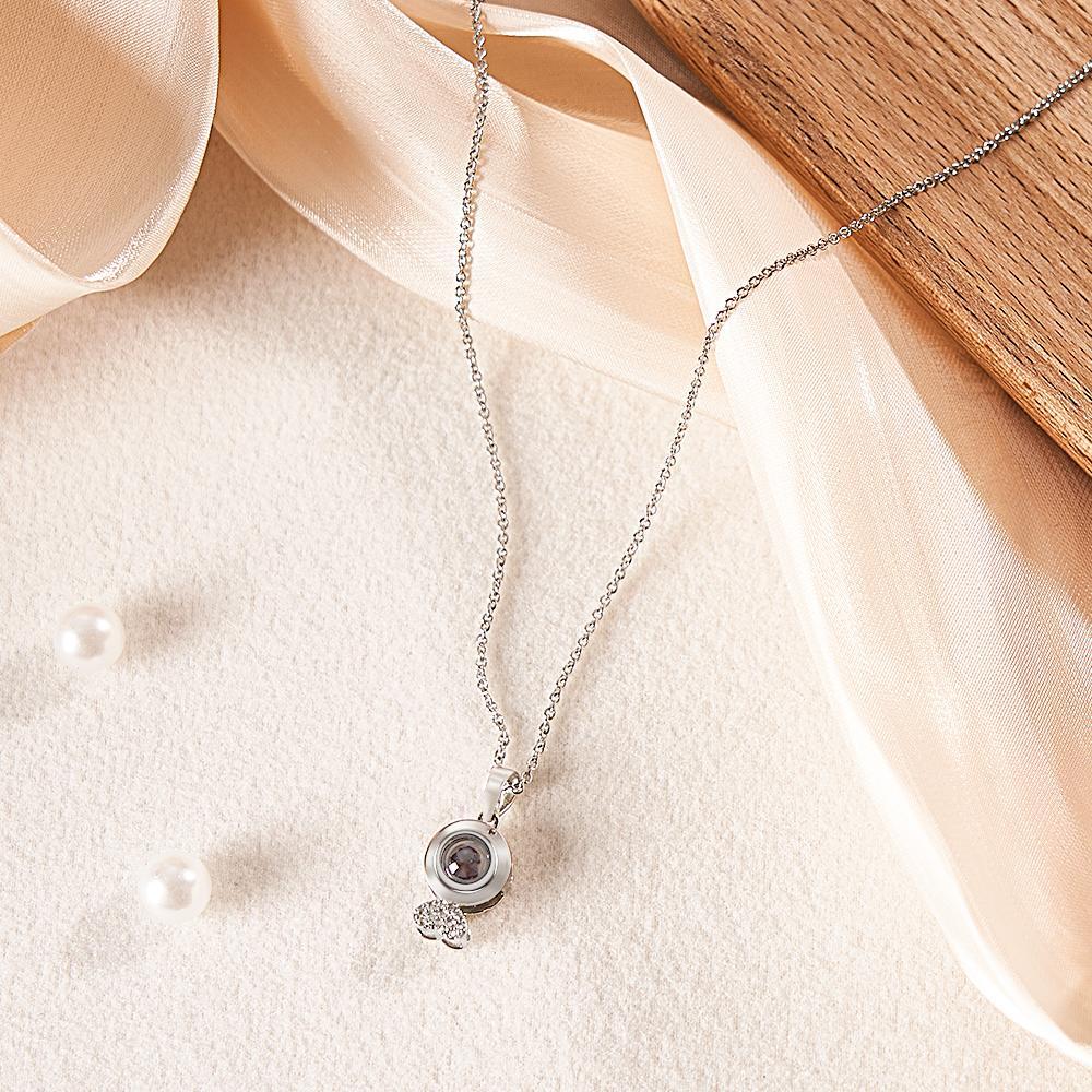 Custom Photo Projection Necklace Creative Trendy Couple Gifts - yournamenecklaceuk