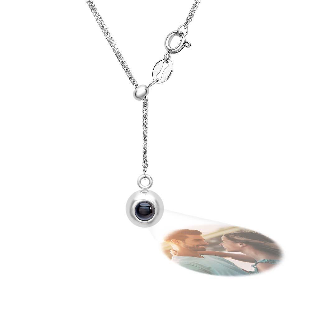 Custom Projection Necklace Simple Pendant Gift for Her - yournamenecklaceuk