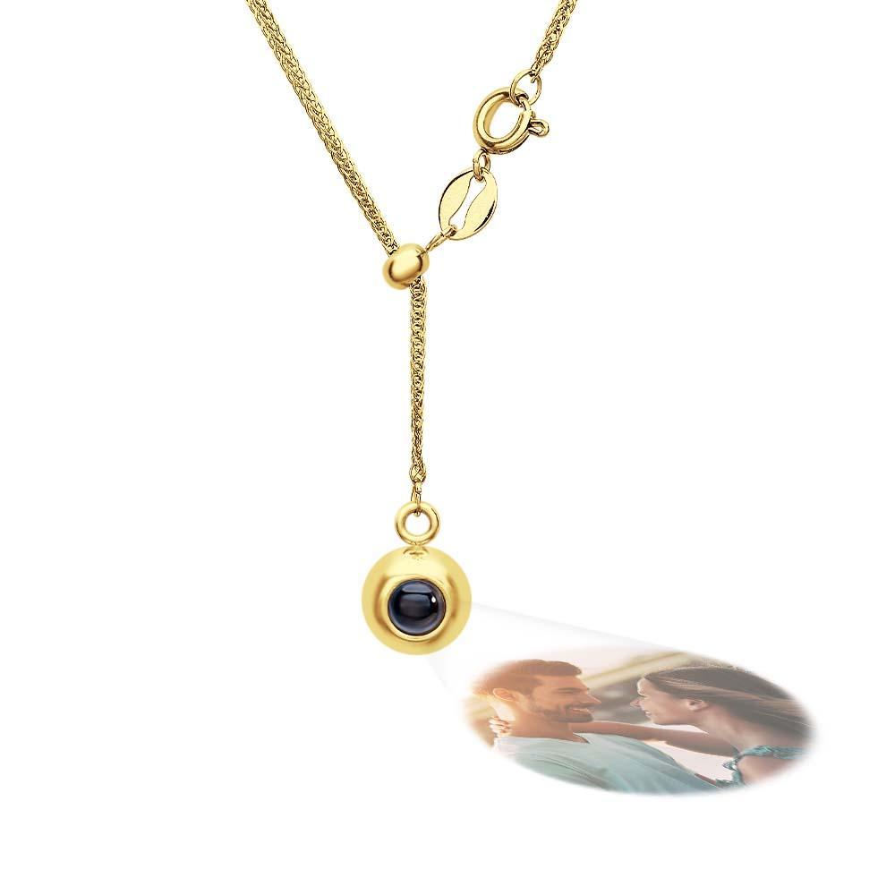 Custom Projection Necklace Simple Pendant Gift for Her - yournamenecklaceuk