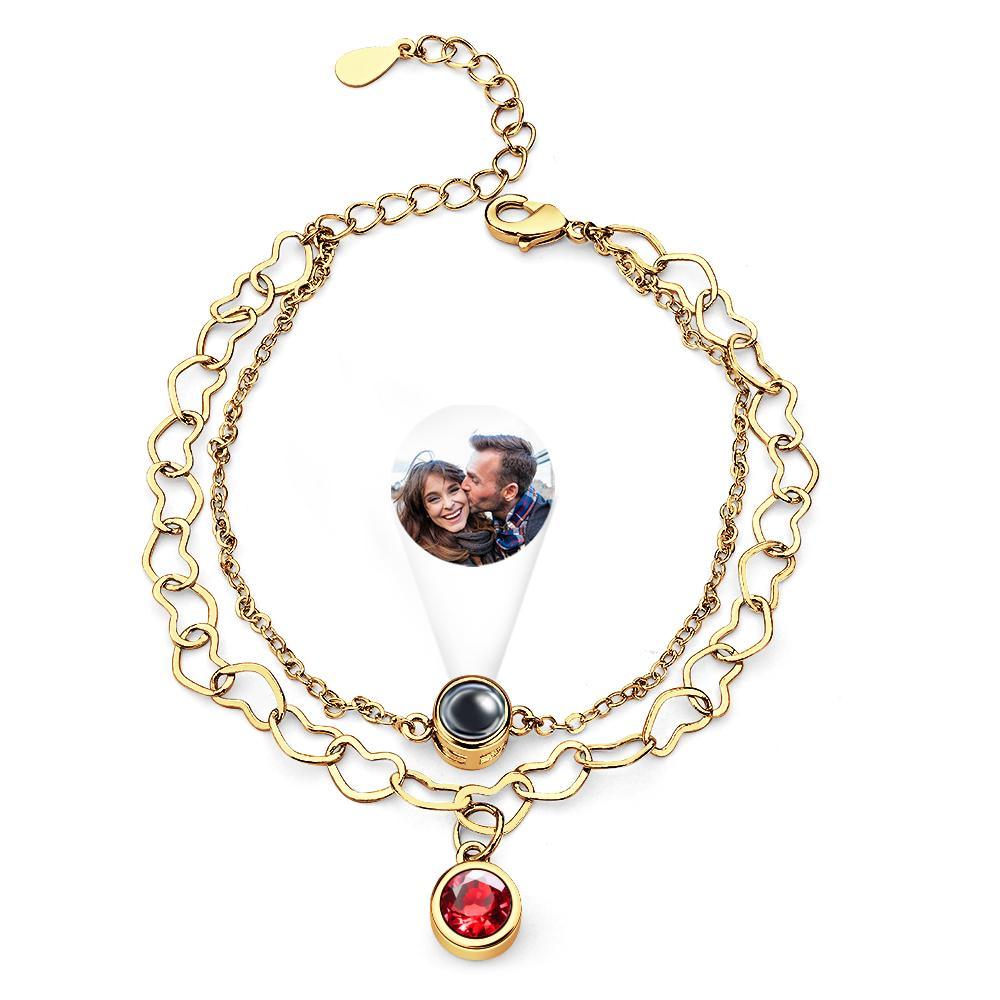 Personalized Projection Bracelet Heart Creative Gift - yournamenecklaceuk