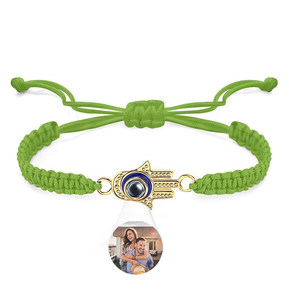 Custom Projection Bracelet Evil Eye Fashion Men's Gift - yournamenecklaceuk