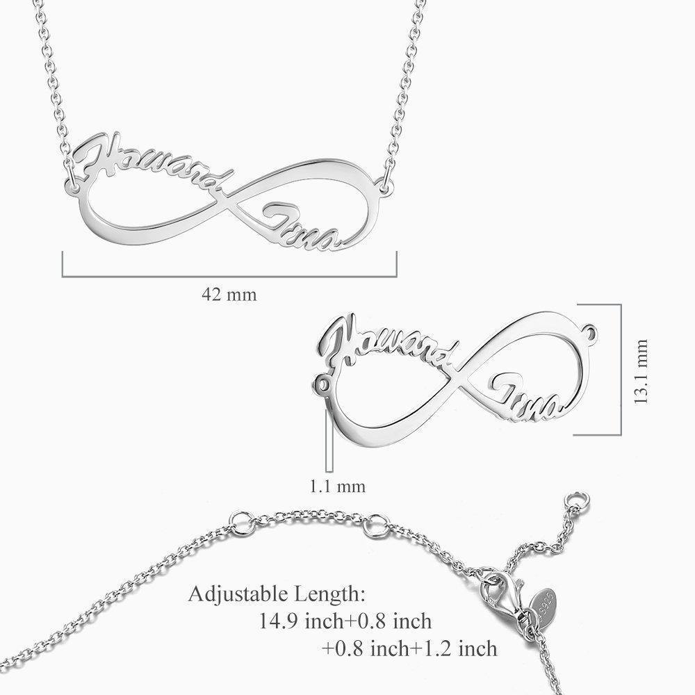 Infinity Name Necklace - yournamencklaceuk