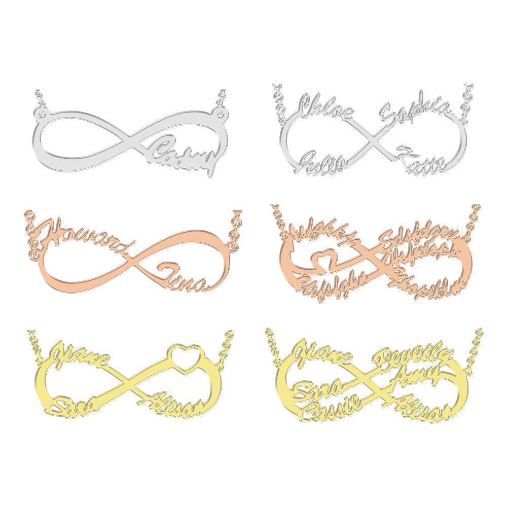 Infinity Name Necklace - yournamencklaceuk