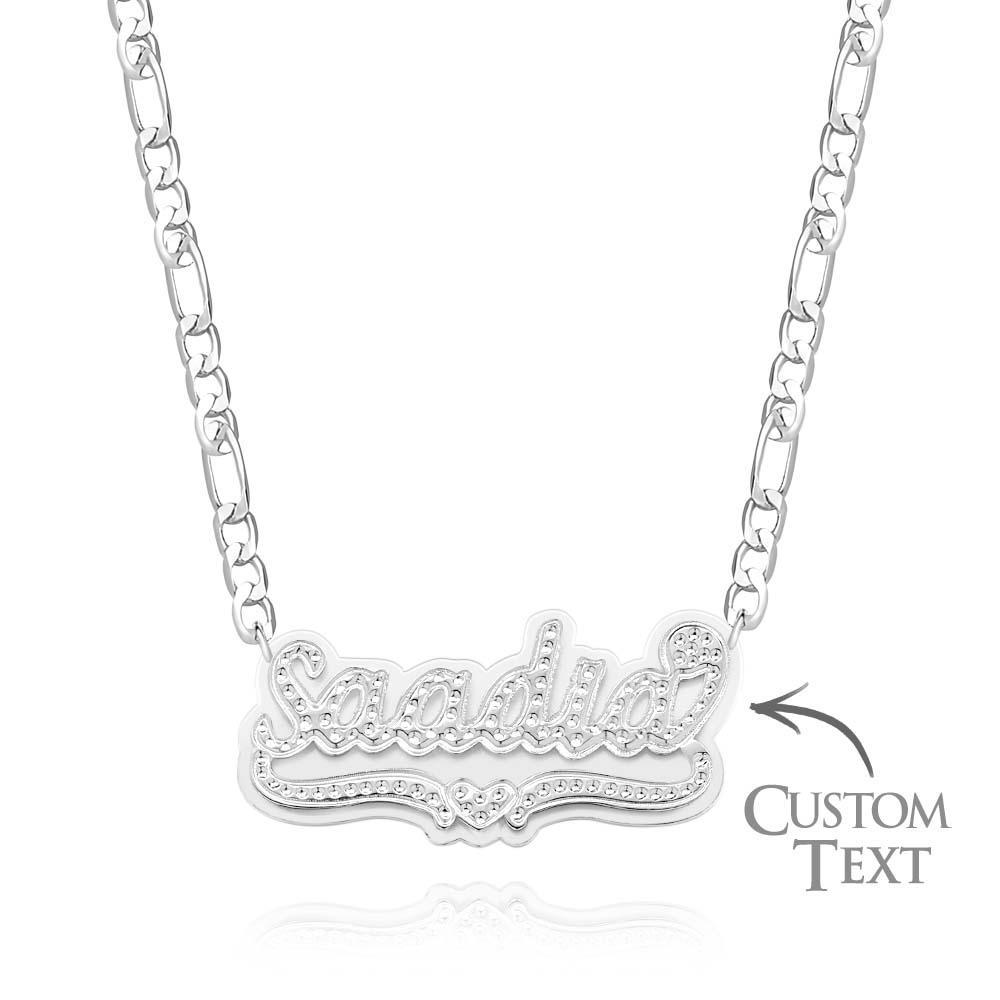 Personalized Hip Hop Name Necklace Fashion Nameplate Necklace Jewelry Gifts for Men - yournamenecklaceuk
