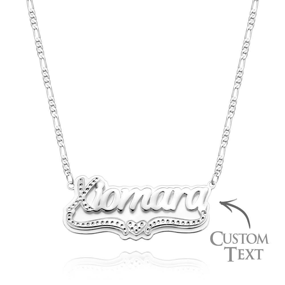 Personalized Hip Hop Name Necklace Initial Bling Decor Necklace Gifts for Men - yournamenecklaceuk