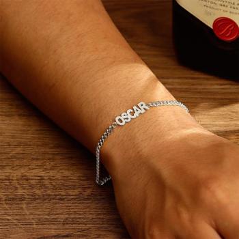 Men's Bracelet Dainty Name Bracelet Hypoallergenic Gift for Husband