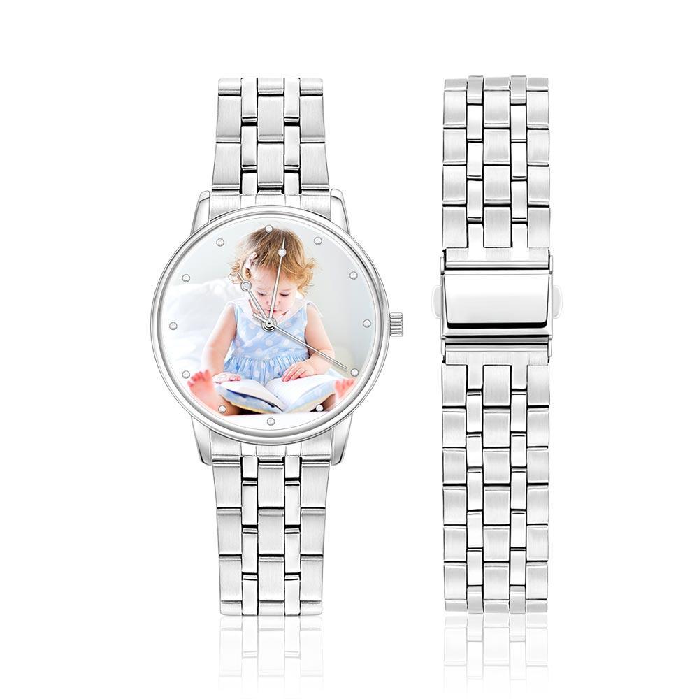 Photo Watch - Personalised Engraved Watch Bracelet For Her