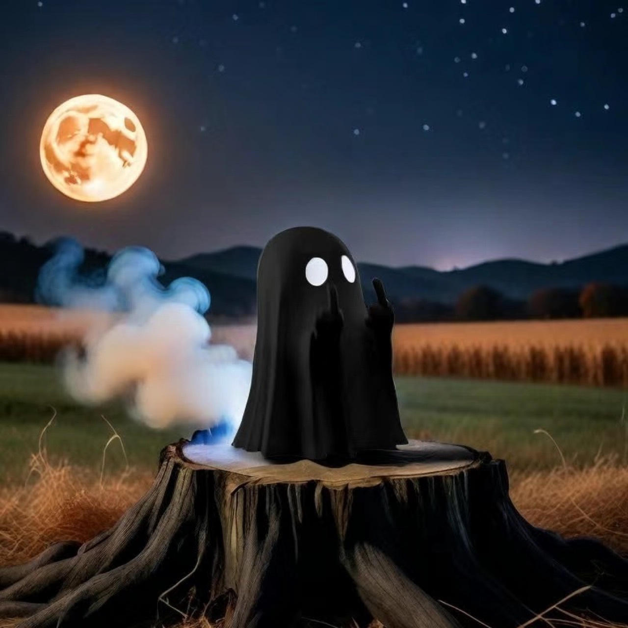 Halloween Spooky Little Ghost Ornament – Halloween Home & Party Ornament