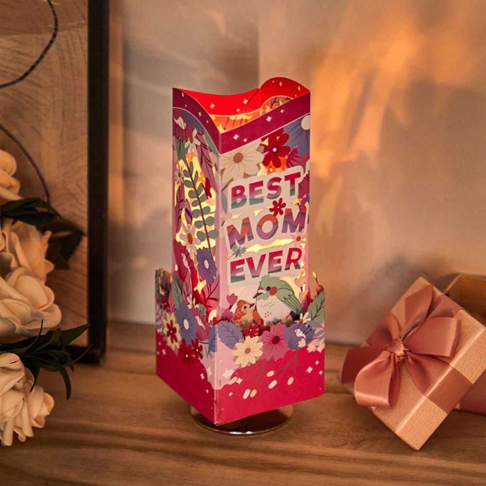 Best Mom Ever 3D Paper Music Box Gift for Mother's Day - yournamenecklaceuk