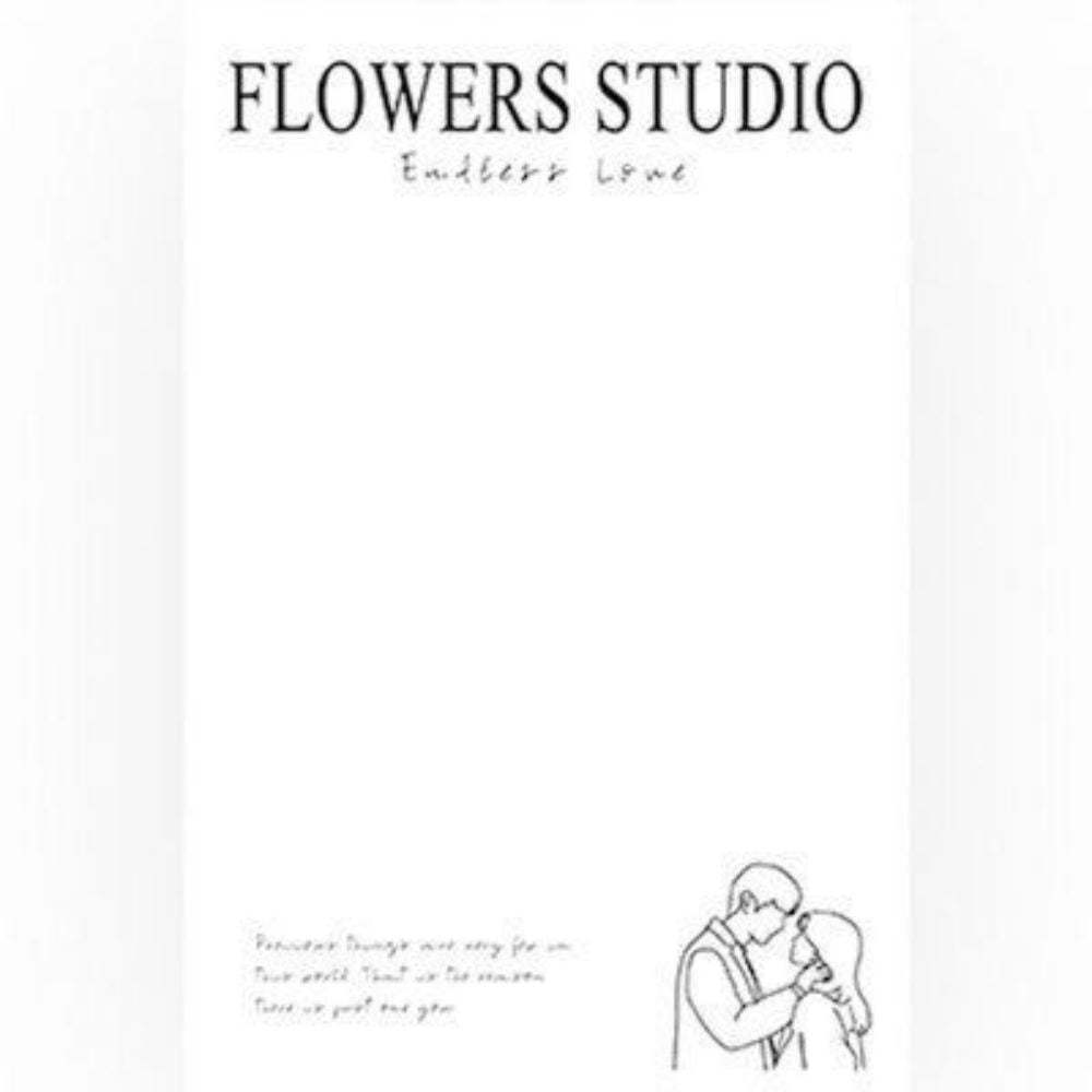 20pcs Floral Wrapping Paper Flowers Bouquet Gift Packing Paper - yournamenecklaceuk