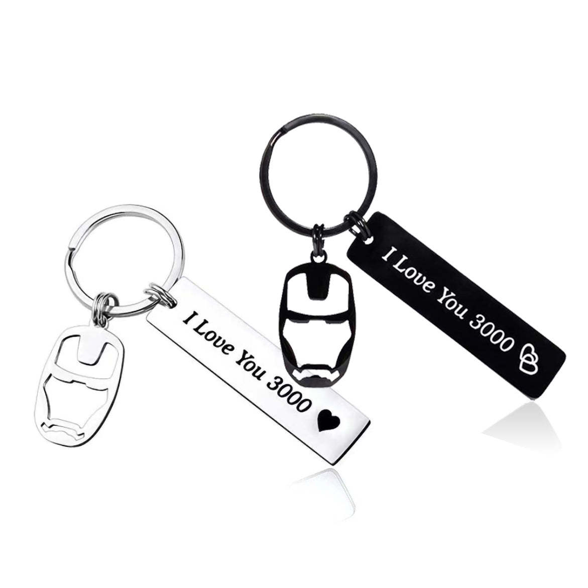 Stainless Steel Keychain Avengers Iron Man Gifts - yournamenecklaceuk