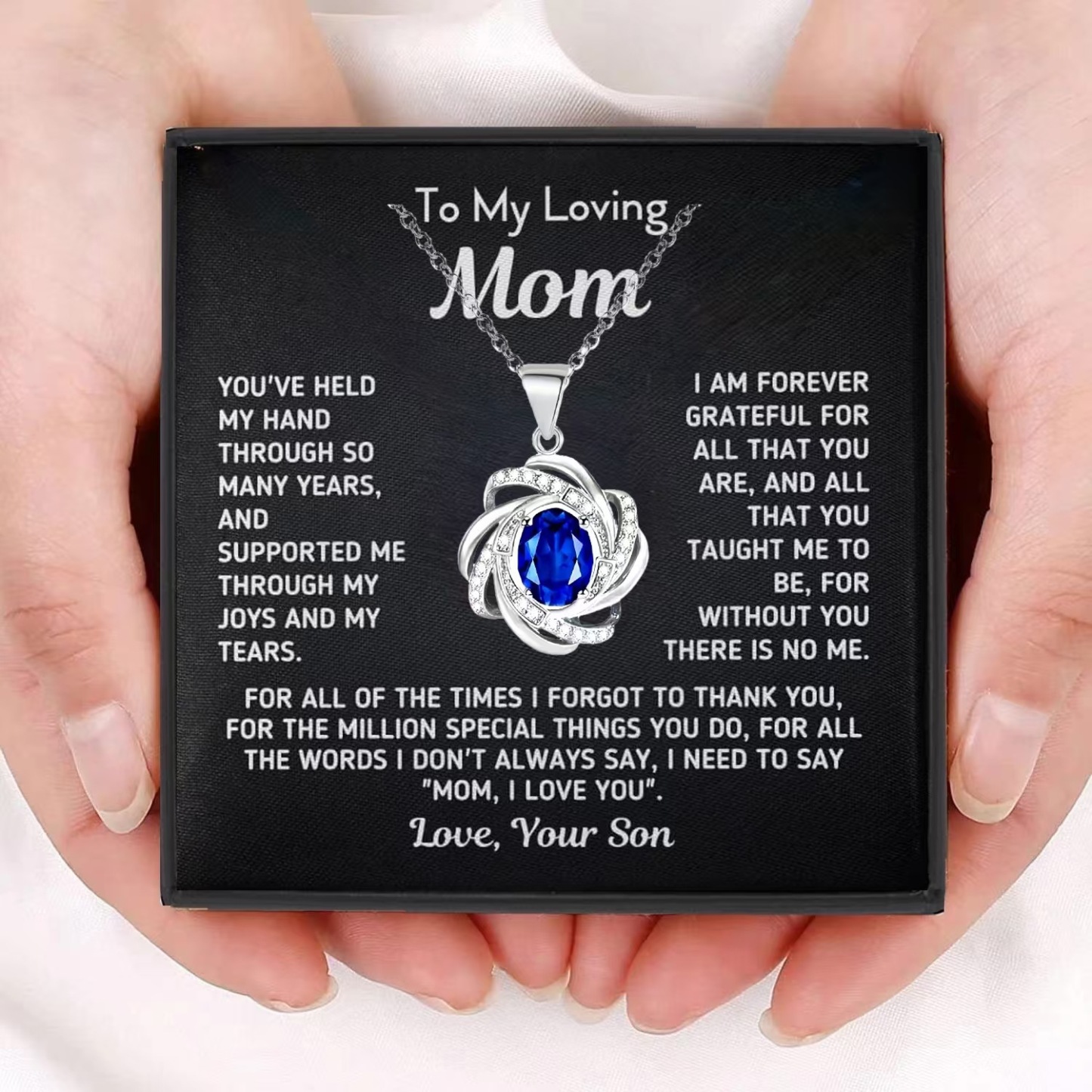 Mother's Day Gifts The Everlasting Love Gift Set Eternal Rose with Necklace Eternal Rose and Necklace Gift Set -  NameNecklaceUK