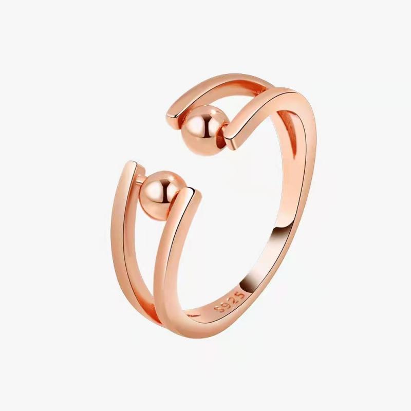Rotating Ring Relieving Anxiety Adjustable Spinner Ring Jewelry Gift for Women Men - yournamenecklaceuk