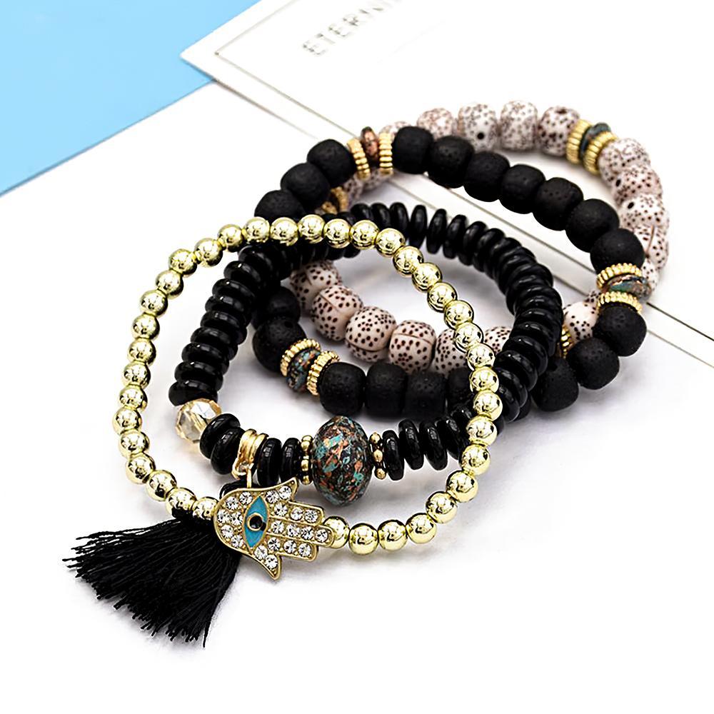 Bohemia Stacking Bracelets Multi-layer Trend Gifts for Girlfriend - yournamenecklaceuk