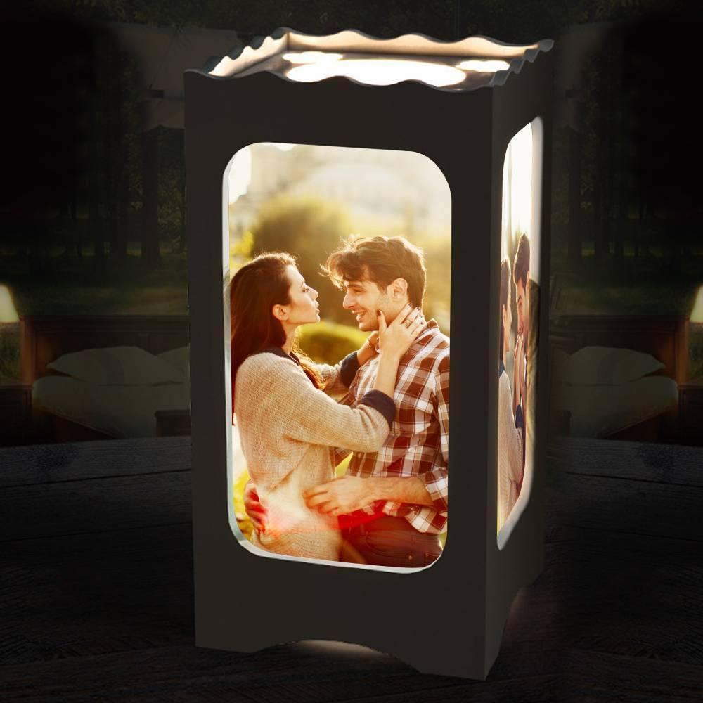 Custom Photo Night Lamp, Four Pictures Ambient Light - yournamenecklaceuk