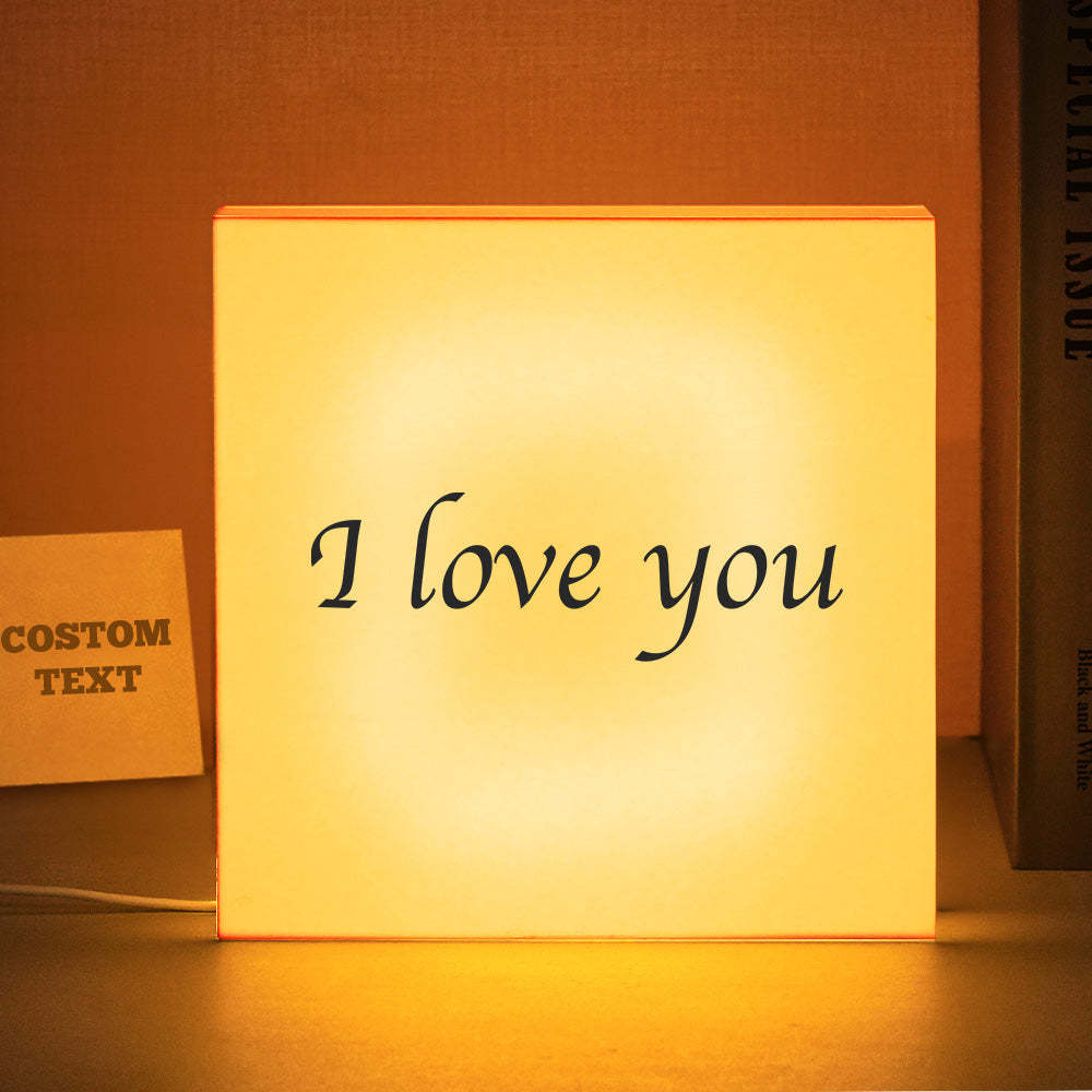 Custom Photo Acrylic Night Light Personalized Engraved Lamp Room Decor Gifts For Couples - yournamenecklaceuk