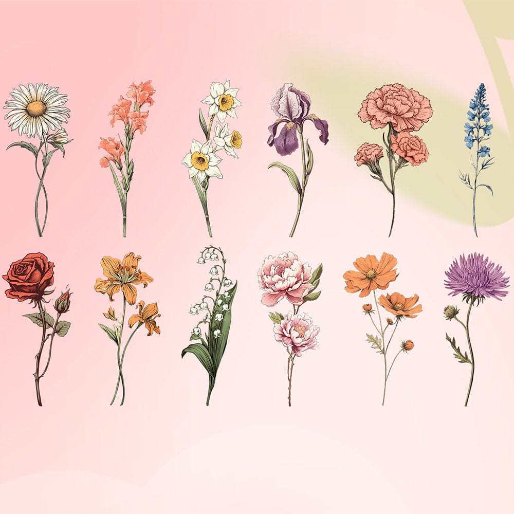 Mom Everything I Am Is Because Of You Birth Month Flower Photo Upload Personalized Led Night Light, Mother's Day Gift -  NameNecklaceUK
