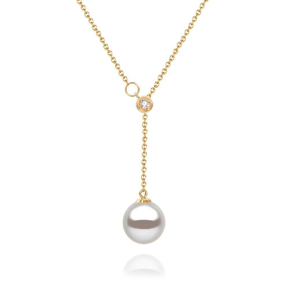 Pearl Necklace 18K Gold - Golden - soufeelus