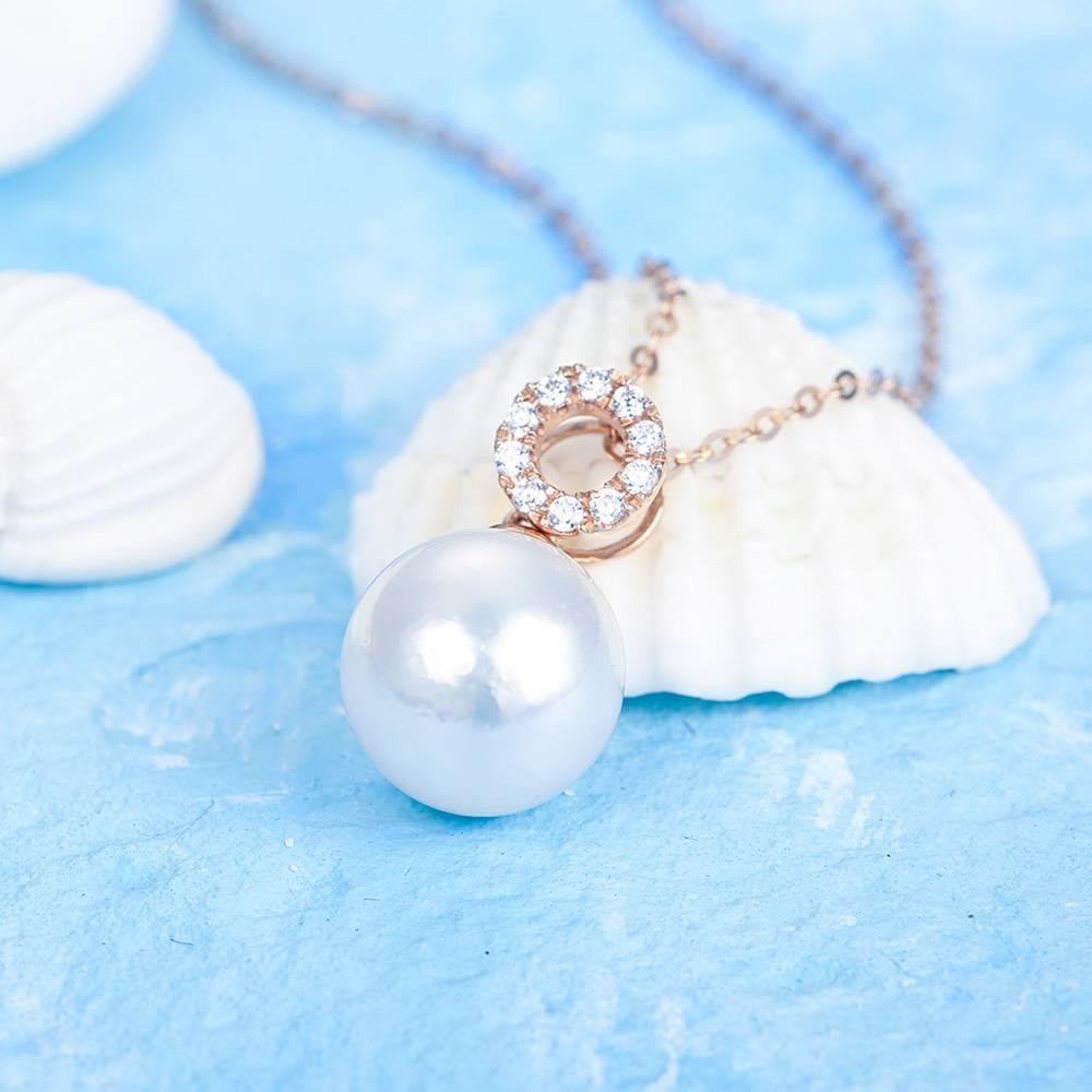 Time Flies Necklace 18K Rose Gold - Silver - soufeelus