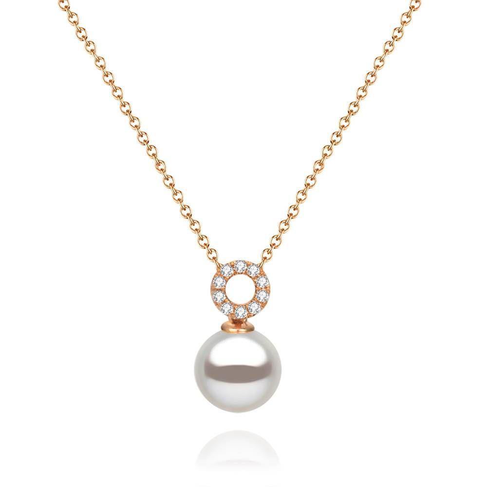 Time Flies Necklace 18K Rose Gold - Silver - soufeelus