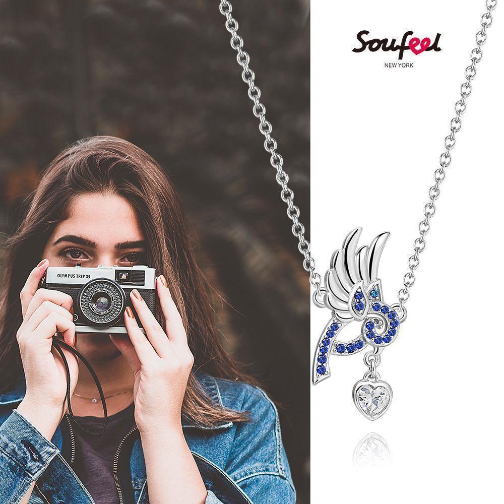 Blue Robin Pendant Necklace - soufeelus