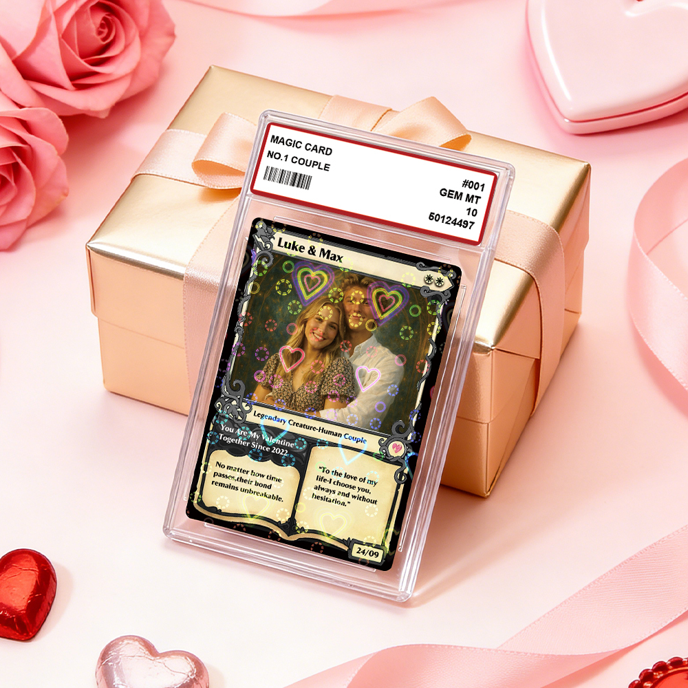 Custom MTG Anime Card Personalized Magic Card Fantasy Game Anime Card Valentine's Day Gift for Couple -  NameNecklaceUK
