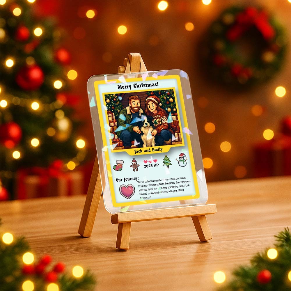 Christmas Custom Couple Card 2025 – Personalized Magic Love Card Keepsake -  NameNecklaceUK