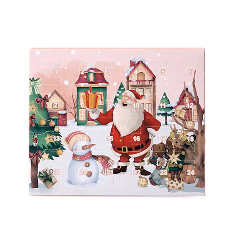 Christmas Countdown Calendar Charm Advent Calendar 24 Countdown Surprise Blind Box DIY Charms Children's Bracelet Set Christmas Gifts - yournamenecklaceuk