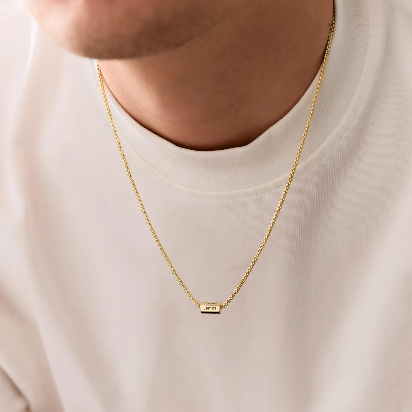 Custom Men's Name Necklace Personalized Multi-Name Pendant Necklace Valentine's Gift for Him -  NameNecklaceUK