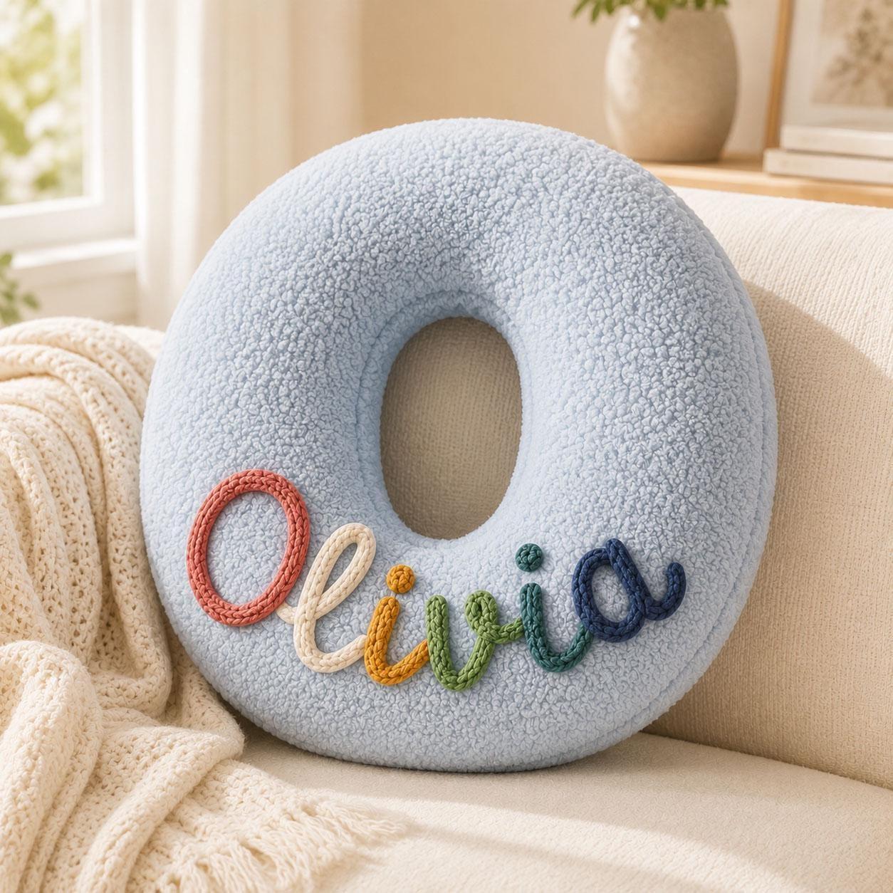 Personalized Letter Pillow Custom Name Initial Alphabet Throw Pillow Birthday Gift for Kids Home Decor Gift Housewarming Gift -  NameNecklaceUK