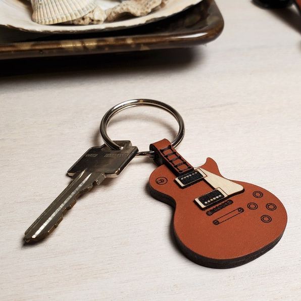 Custom Spotify Code Leather Guitar Pick Keychain Personalized Name Leather Guitar Keychain Anniversary Gift for Him/Her -  NameNecklaceUK