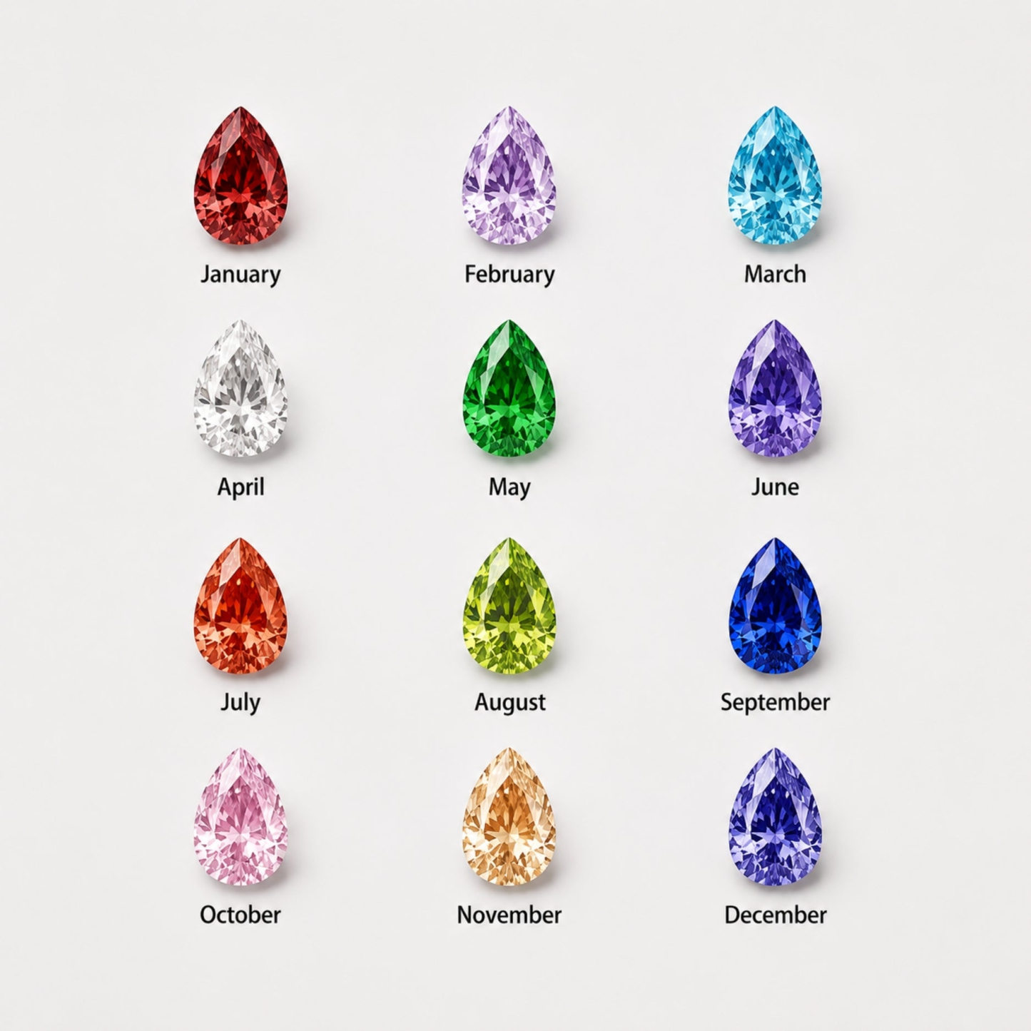 Personalized Birthstone Ring Custom Two Stone Gemstone Band Anniversary Gift for Girlfriend -  NameNecklaceUK