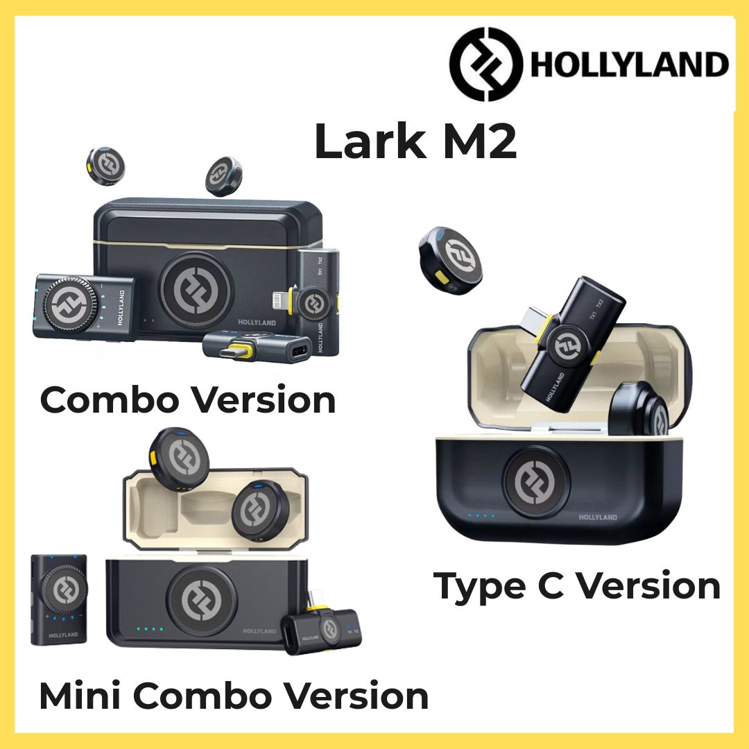 Hollyland Lark M2 -DUO Wireless Microphone for Combo Version/ Type C Version / MIni Combo Version