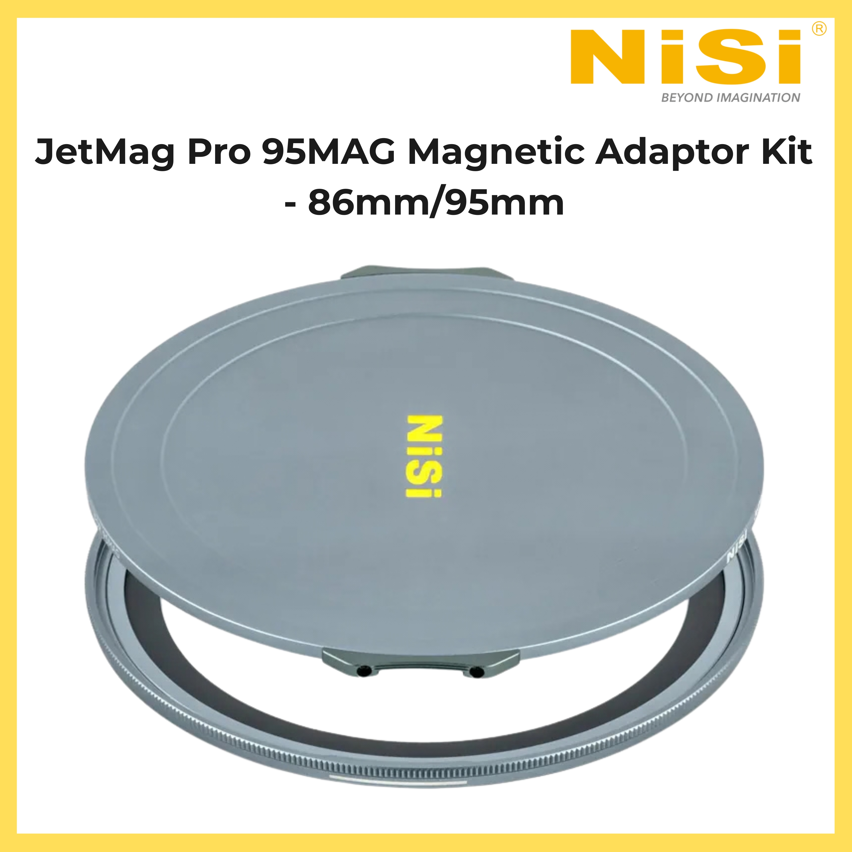 NiSi JetMag Pro 95MAG Magnetic Adaptor Kit - 86mm/95mm