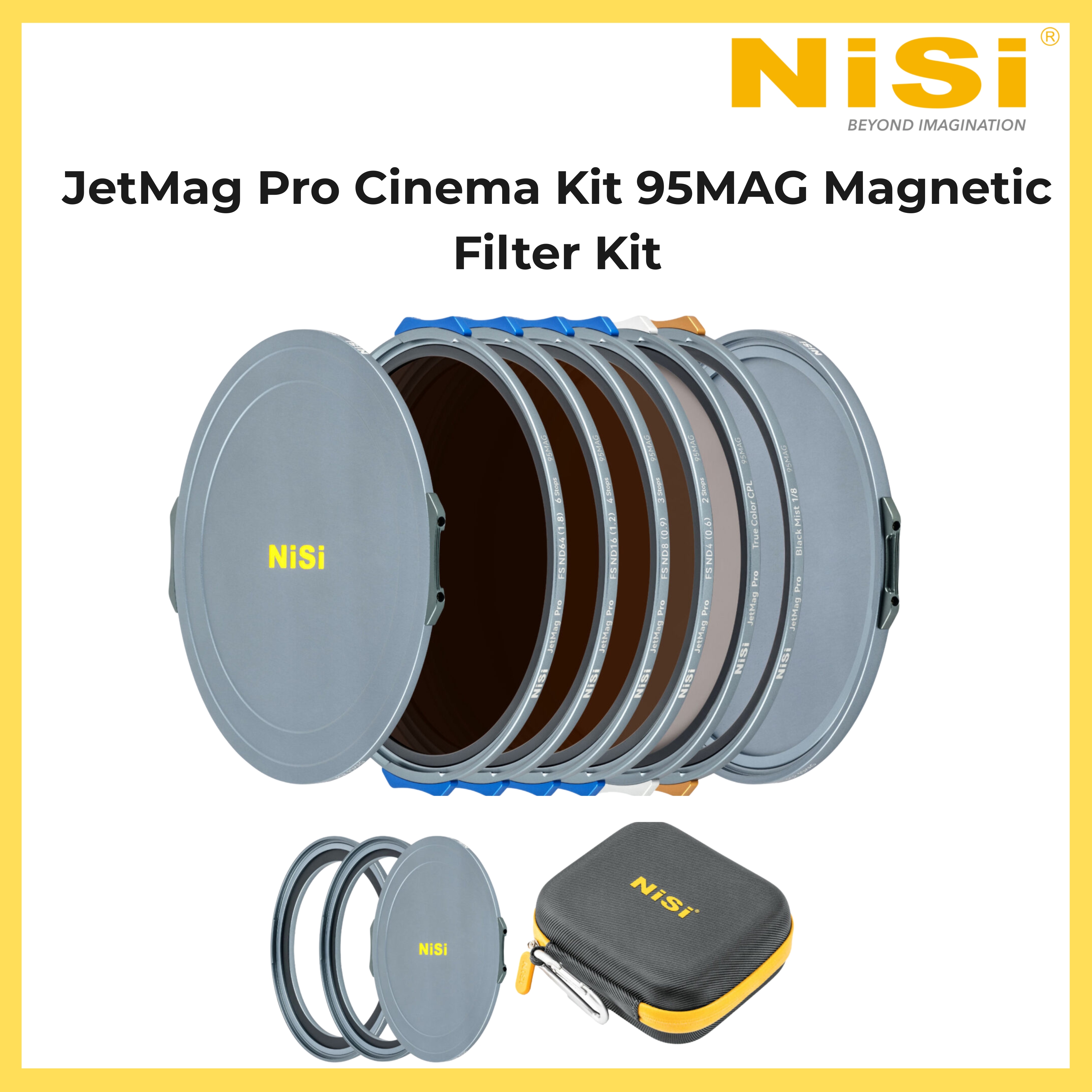 NiSi JetMag Pro Cinema Kit 95MAG Magnetic Filter Kit