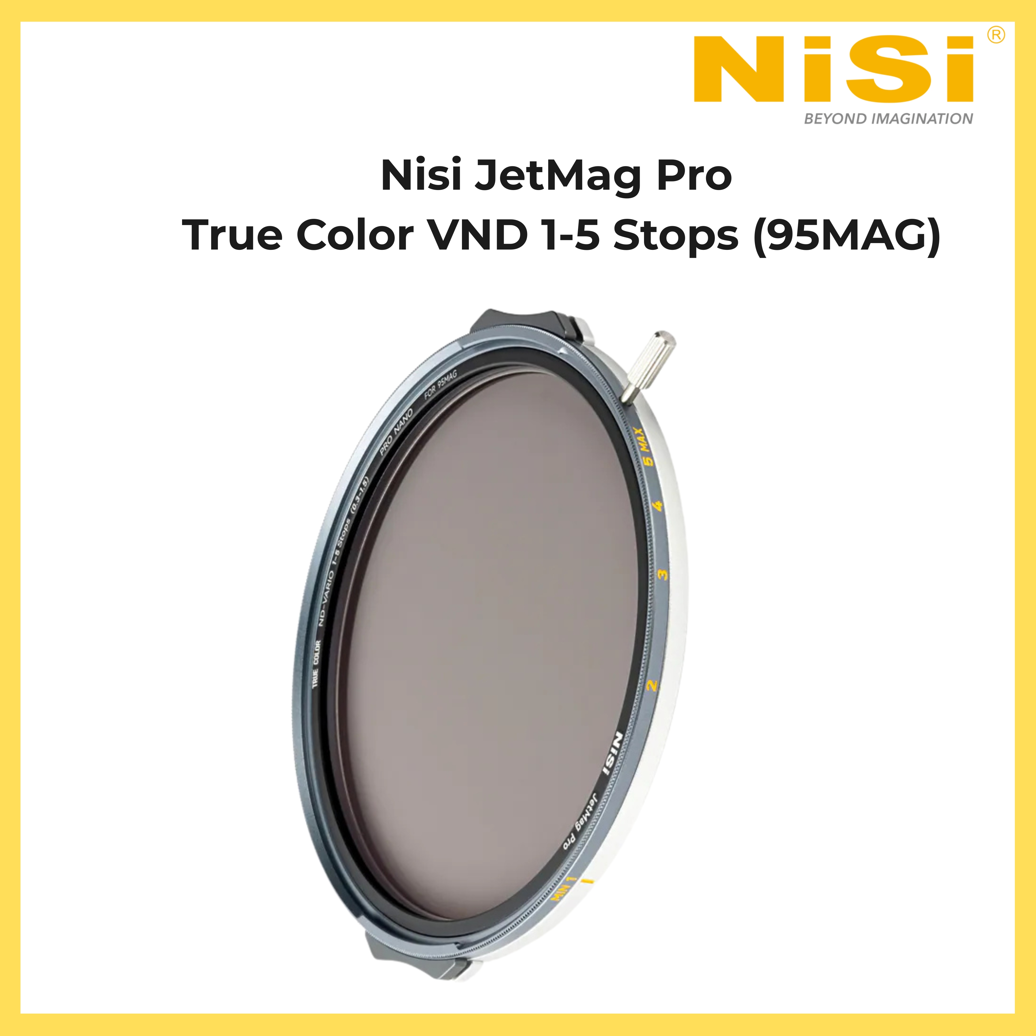Nisi JetMag Pro True Color VND 1-5 Stops (95MAG)
