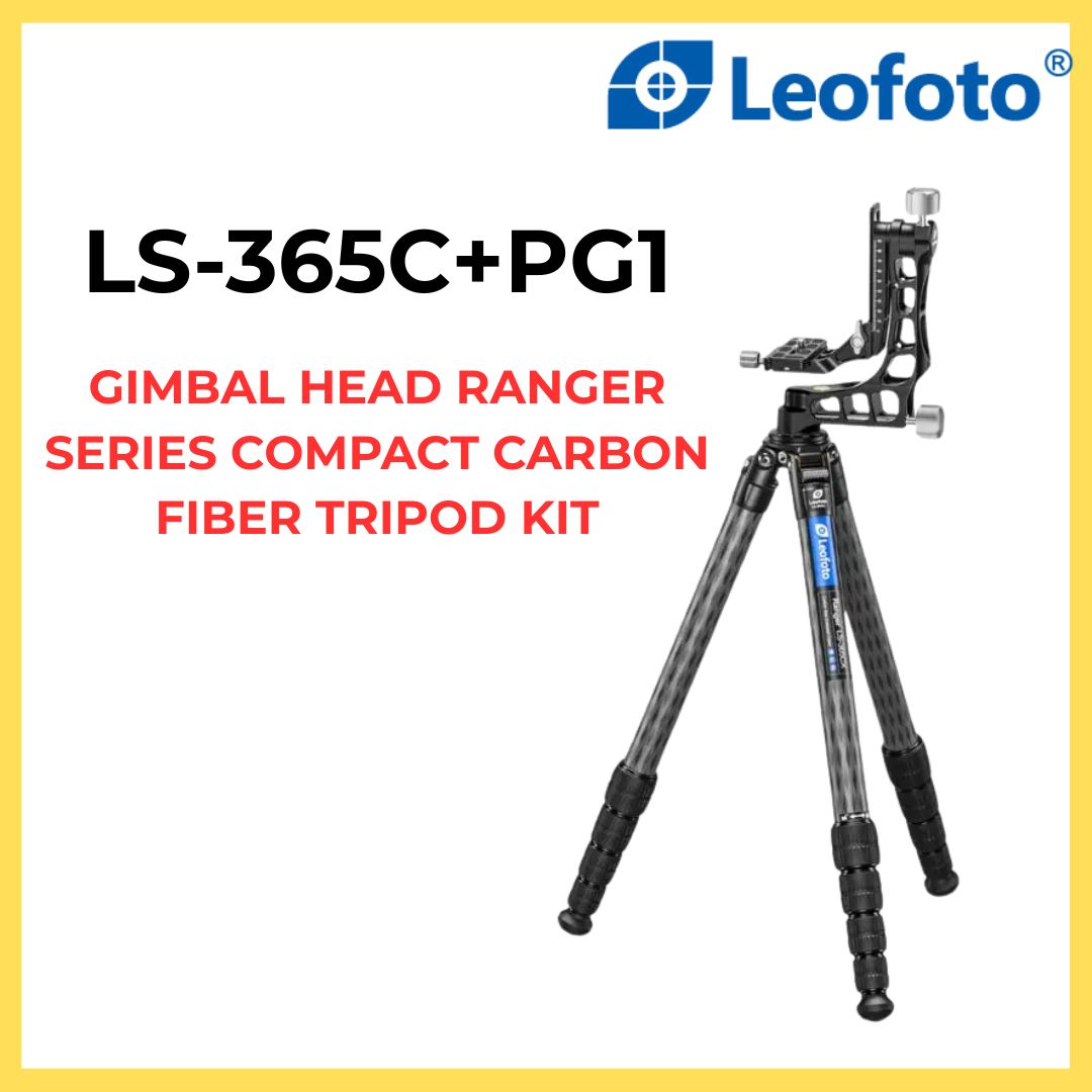 Leofoto LS-365C + PG-1 Gimbal Head (Black/ Camouflage/ Full Camouflage)