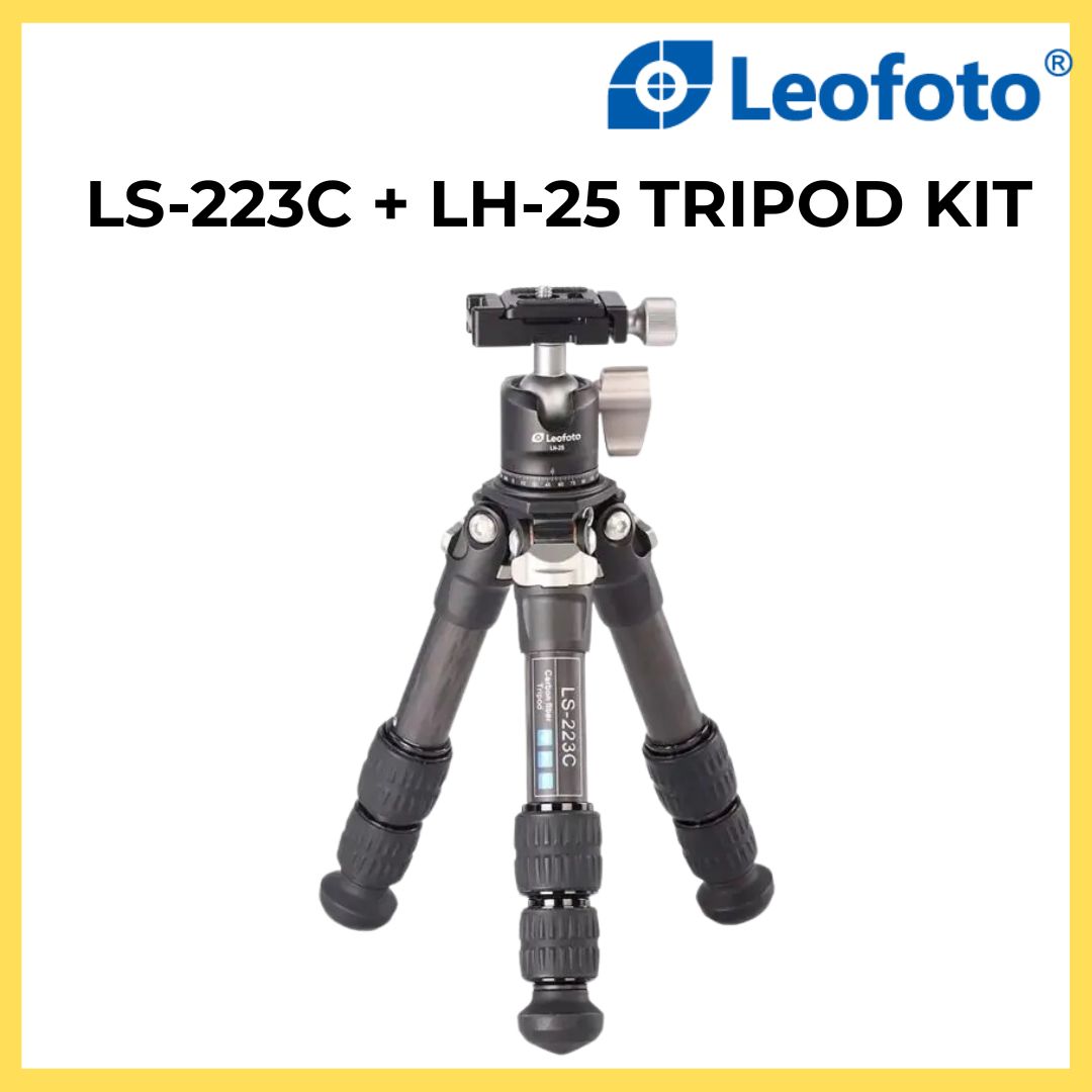 Leofoto LS-223C + LH-25 Tripod Kit